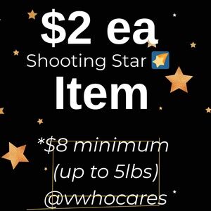 $2 ea. Shooting Star Item